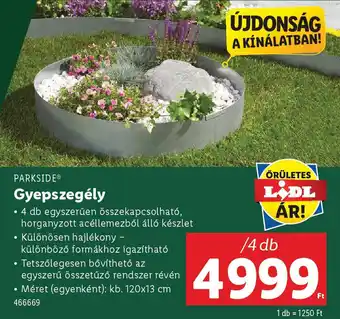 Lidl PARKSIDE Gyepszegély ajánlat