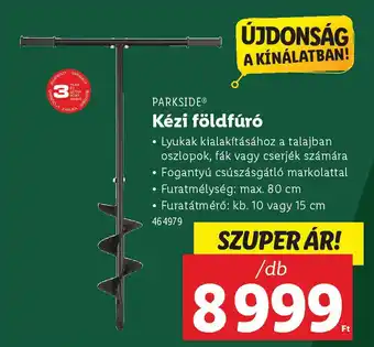 Lidl PARKSIDE Kézi földfúró ajánlat