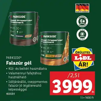 Lidl PARKSIDE Falazúr gél ajánlat