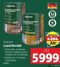 Lidl PARKSIDE Lazúrfesték ajánlat