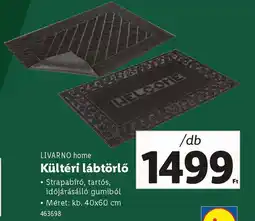 Lidl LIVARNO home Kültéri lábtörlő ajánlat