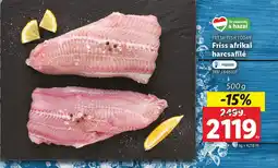 Lidl FRESH FISH TODAY Friss afrikai harcsafilé ajánlat