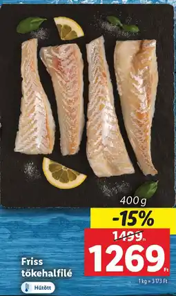 Lidl Friss tőkehalfilé ajánlat