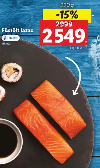 Lidl Füstölt lazacs ajánlat