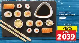 Lidl CHEF SELECT TO GO Sushi Box 2 főre ajánlat