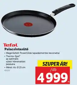 Lidl Tefal Palacsintasütő ajánlat