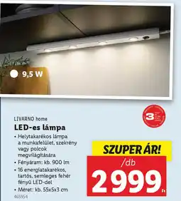 Lidl LIVARNO home LED-es lámpa ajánlat