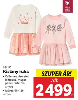 Lidl Lupilu Kislány ruha ajánlat