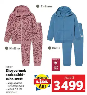 Lidl Lupilu Kisgyermek szabadidőruha szett ajánlat