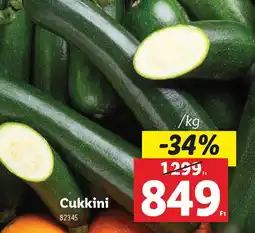Lidl Cukkini ajánlat