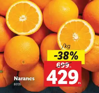 Lidl Narancs ajánlat