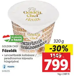 Lidl GOLDEN CHEF Főzelék ajánlat