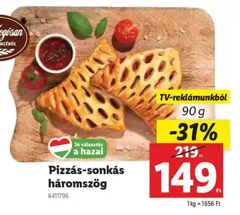 Lidl Pizzás-sonkás háromszög ajánlat