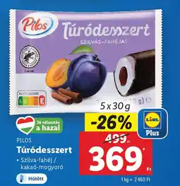 Lidl Pilos Túródesszert ajánlat