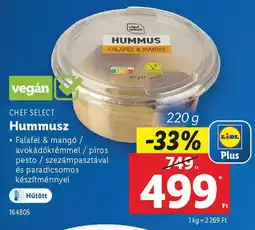 Lidl CHEF SELECT Hummusz ajánlat