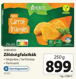 Lidl VEMONDO Zöldségfalatkák ajánlat