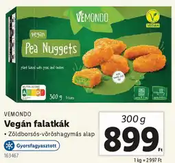 Lidl VEMONDO Vegán falatkák ajánlat