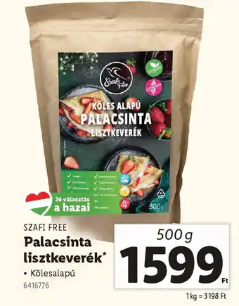 Lidl SZAFI FREE Palacsinta lisztkeverék ajánlat