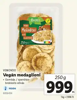 Lidl VEMONDO Vegán medaglioni ajánlat