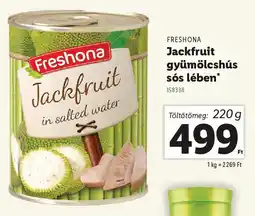 Lidl FRESHONA Jackfruit gyümölcshús sós lében ajánlat