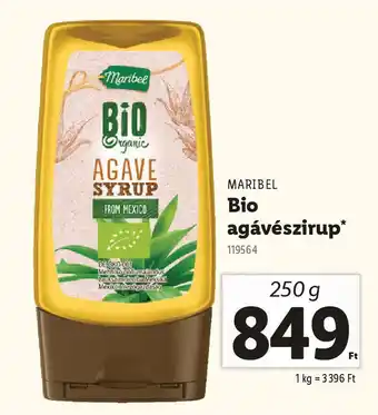 Lidl MARIBEL Bio agávészirup ajánlat