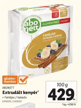 Lidl ABONETT Extrudált kenyér ajánlat