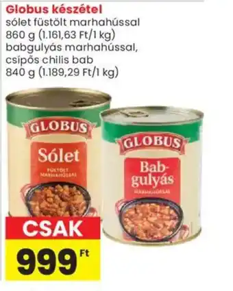 Spar Market Globus készétel ajánlat