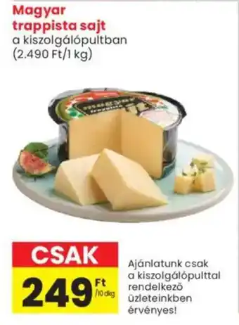 Spar Market Magyar trappista sajt ajánlat