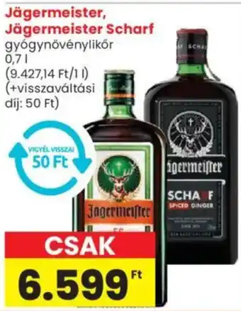 Spar Market Jägermeister, Jägermeister Scharf ajánlat