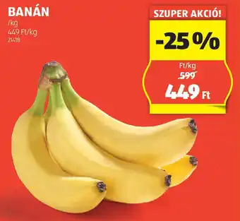 ALDI Banán ajánlat