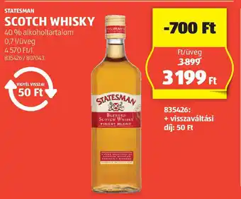 ALDI Statesman Scotch Whisky ajánlat