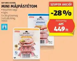 ALDI Gut Drei Eichen Mini májpástétom ajánlat