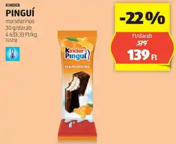 ALDI Kinder Pinguí ajánlat