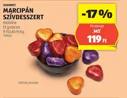 Gourmet Marcipán szívdesszert