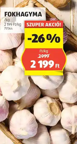 ALDI Fokhagyma ajánlat