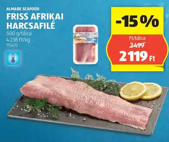 ALDI Almare Seafood Friss Afrikai Harcsafilé ajánlat