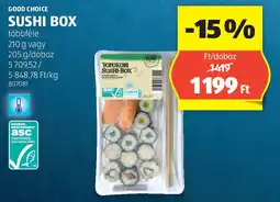 ALDI Good Choice Sushi box ajánlat