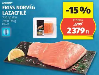 ALDI Gourmet Friss norvég lazacfilé ajánlat