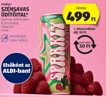 ALDI Sparkly szénsavas üdítőital ajánlat