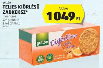 ALDI Gullón teljes kiőrlésű zabkeksz ajánlat