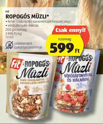 ALDI Fit Ropogós müzli ajánlat