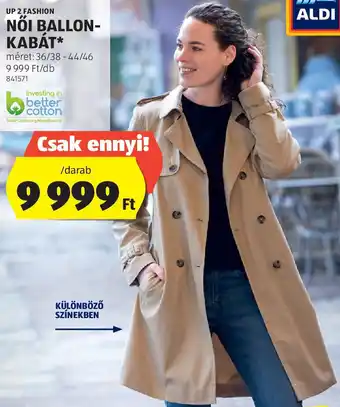 ALDI Up 2 Fashion női ballon- kabát ajánlat