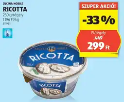 ALDI Cucina Nobile Ricotta ajánlat