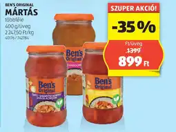 ALDI Ben's Original mártás ajánlat