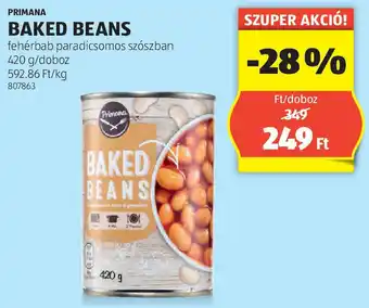 ALDI Primana Baked beans ajánlat