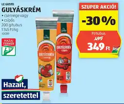 ALDI Le Gusto gulyáskrém ajánlat