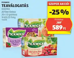 ALDI Pickwick teaválogatás ajánlat