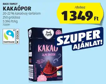 ALDI Back Family Kakaópor ajánlat