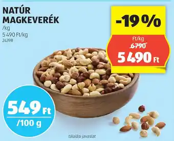 ALDI Natúr magkeverék ajánlat