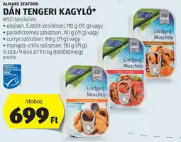 ALDI Almare Seafood Dán tengeri kagyló ajánlat
